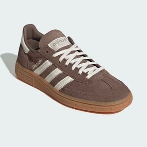 adidas Spezial Suede Sneaker in Brown and White